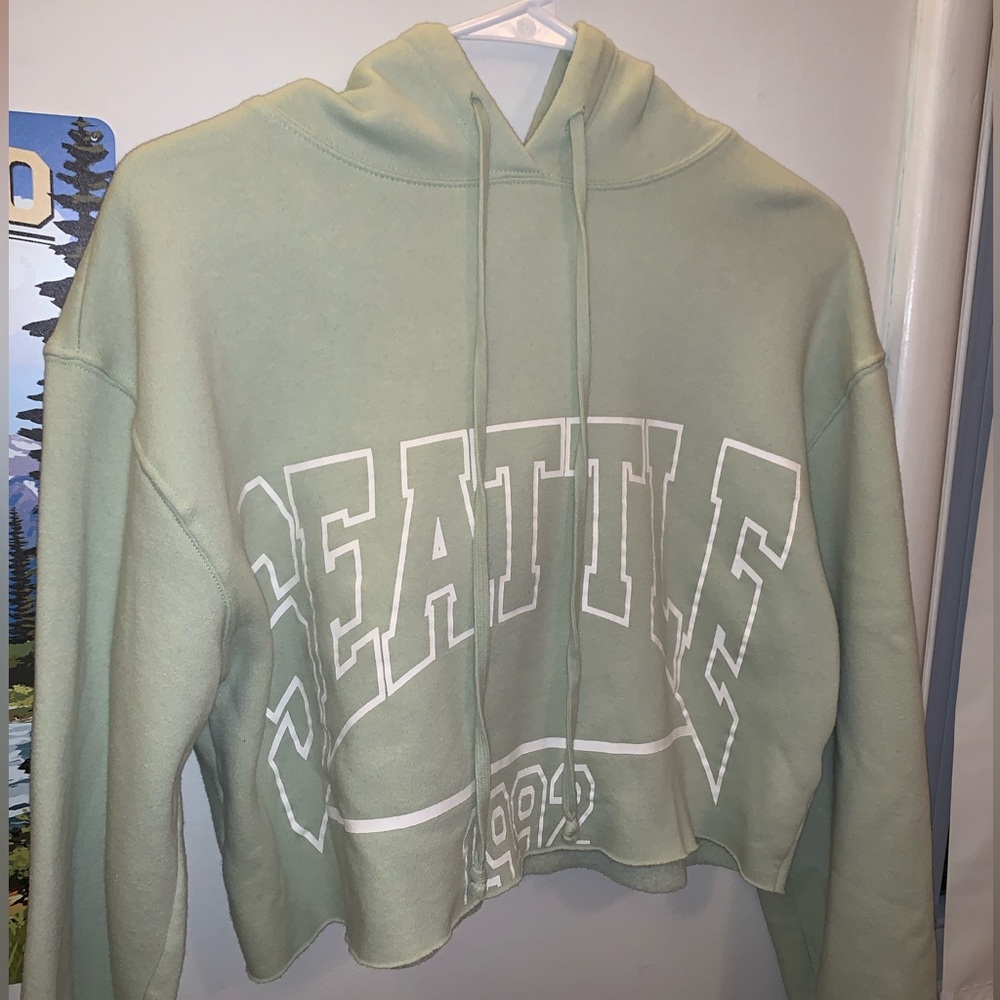 Seattle Cropped Hoodie by Wild Fable